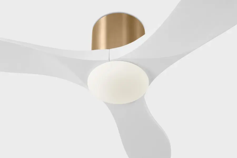 Maverick Smart 44" Hugger LED Ceiling Fan in Burnished Brass - Image 3