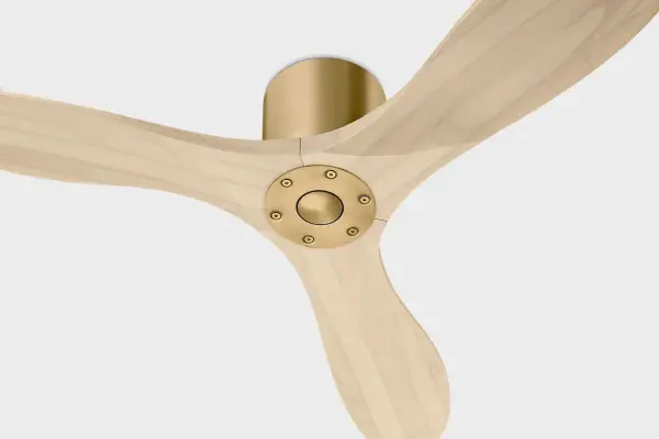 Maverick Smart 44" Hugger Ceiling Fan in Burnished Brass - Image 3