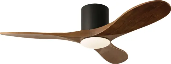 The Maverick Hugger combines modern minimalist design with smart functionality in a space-saving profile. Ideal for bedrooms and offices with standard ceiling heights, this 44" fan delivers powerful airflow without sacrificing style.