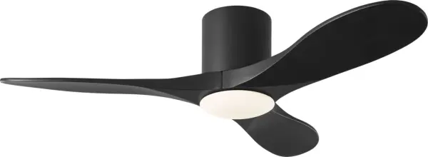 The Maverick Smart Hugger Fan combines modern minimalist design with powerful performance in a space-saving profile. Ideal for rooms with ceiling height constraints, this 44" fan features integrated LED lighting and smart controls.