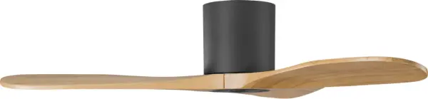 The Maverick Smart Hugger Fan combines modern minimalist design with powerful performance in a space-saving profile. Ideal for bedrooms and offices with standard ceiling heights, featuring smart controls and natural honey wood blades.