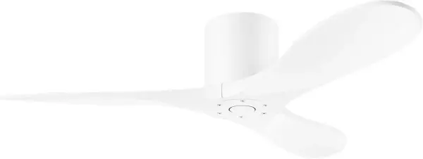 The Maverick Smart Hugger Fan combines modern minimalist design with powerful performance in a compact 44" size. Its flush-mount design makes it ideal for rooms with ceiling height constraints while maintaining style and functionality.