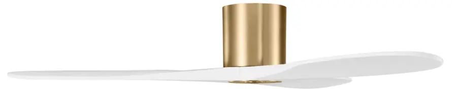 Maverick Smart 52" Hugger Ceiling Fan in Burnished Brass - Image 1