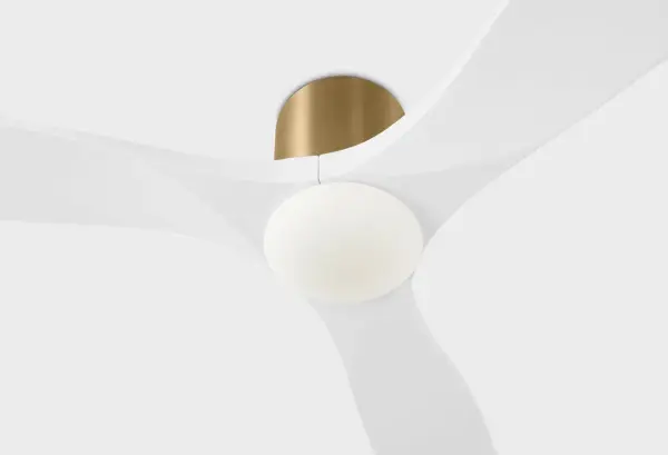 Maverick Smart 52" Hugger LED Ceiling Fan in Burnished Brass - Image 3
