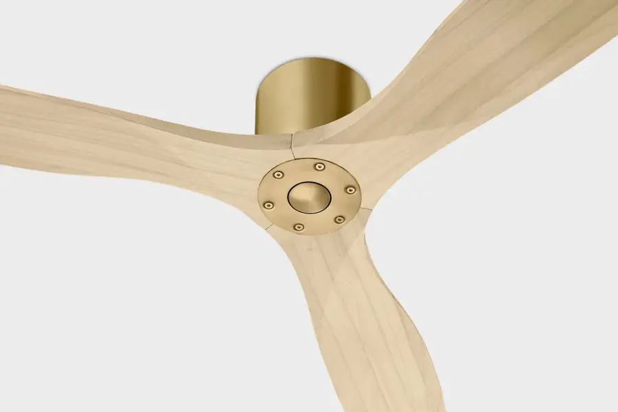 Maverick Smart 52" Hugger Ceiling Fan in Burnished Brass - Image 3