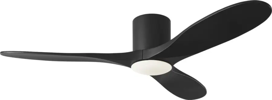 Maverick Smart 52" Hugger LED Ceiling Fan in Matte Black - Image 1