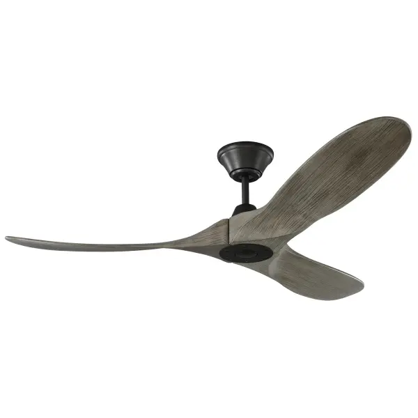 The Maverick delivers impressive performance with 5889 CFM airflow and ultra-efficient 218 CFM/W rating. Its sleek 3-blade design with hand-carved balsa wood blades combines modern aesthetics with DC motor technology and 6-speed control.