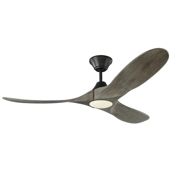 The Maverick 52" combines sleek contemporary design with exceptional performance. Its DC motor delivers impressive airflow efficiency while the integrated LED provides warm, high-quality light. Hand-carved balsa wood blades add artisanal character.