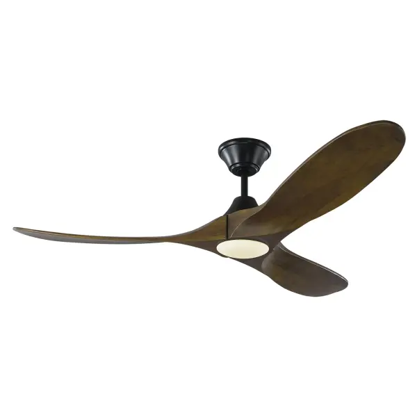 The Maverick 52" combines sleek modern design with exceptional energy efficiency. Its DC motor, hand-carved balsa wood blades, and integrated LED light deliver powerful airflow and ambient lighting for indoor and covered outdoor spaces.