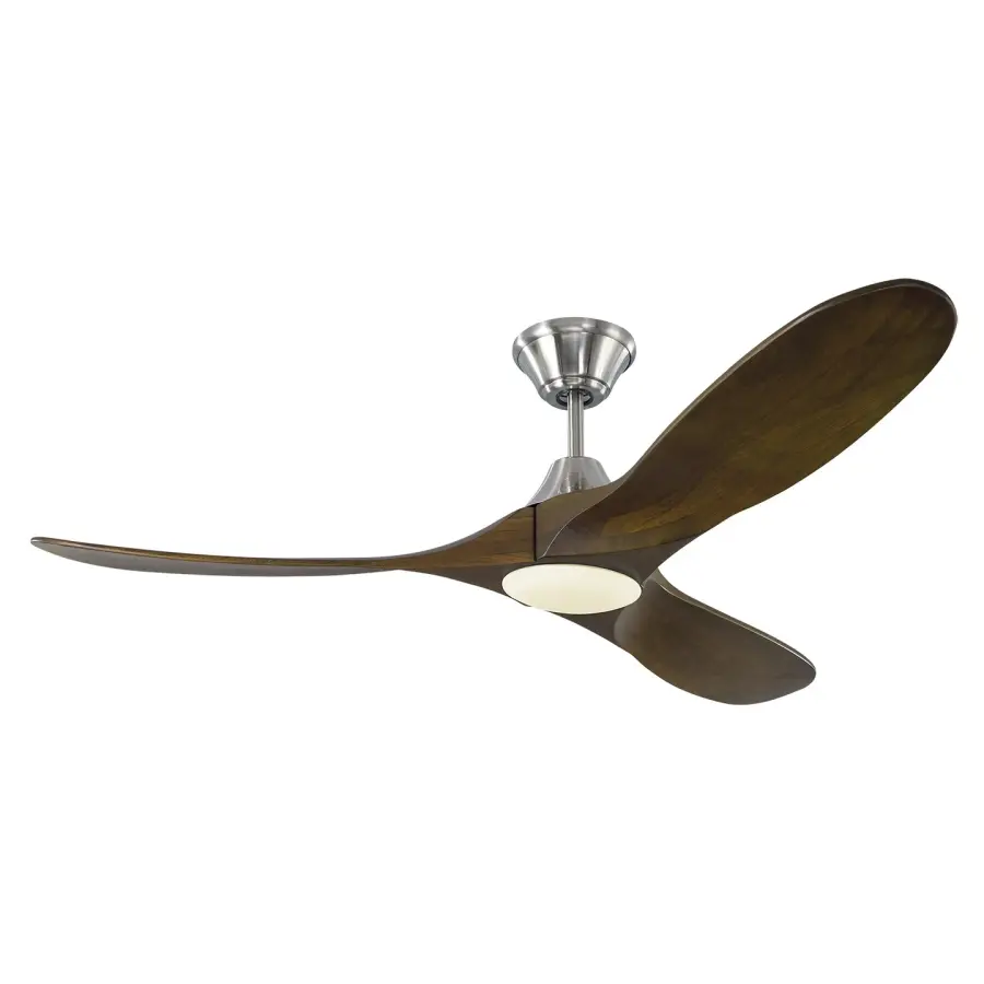 Maverick 52" LED Ceiling Fan in Brushed Steel