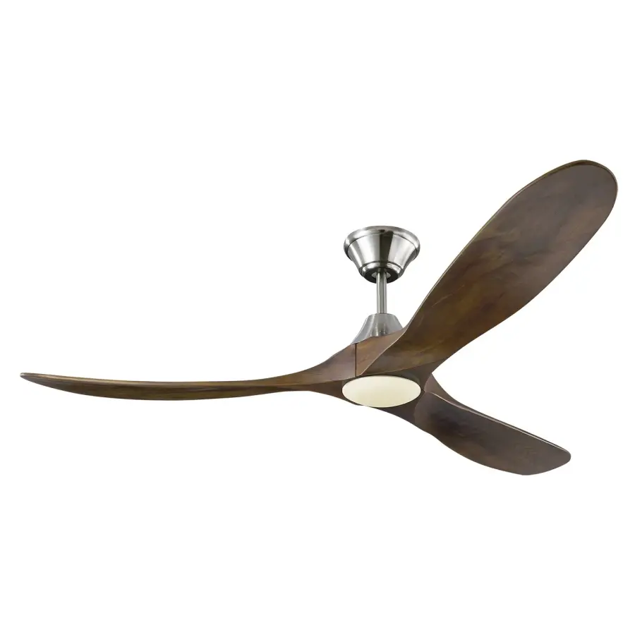 Maverick 60" LED Ceiling Fan in Brushed Steel