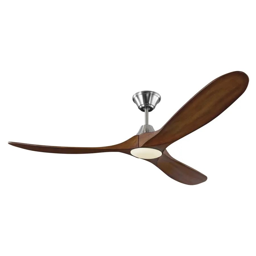 Maverick 60" LED Ceiling Fan in Brushed Steel