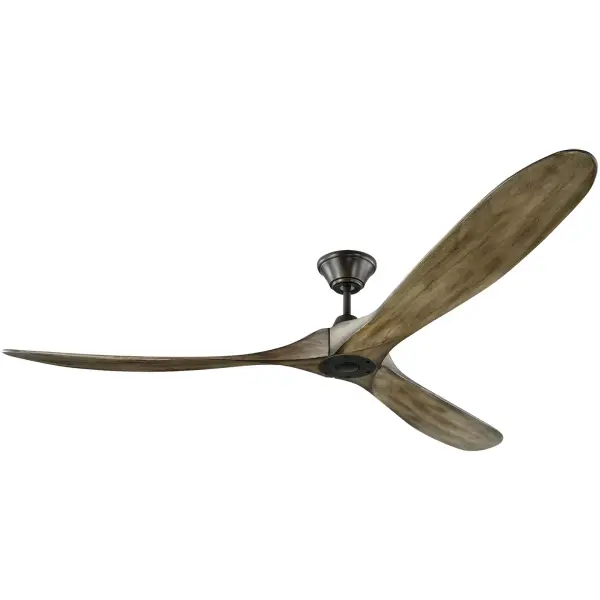 The Maverick 70" delivers commercial-grade performance in a sleek residential package. Its DC motor and hand-carved balsa wood blades move 6,821 CFM while using just 30 watts, making it one of the most efficient fans available.