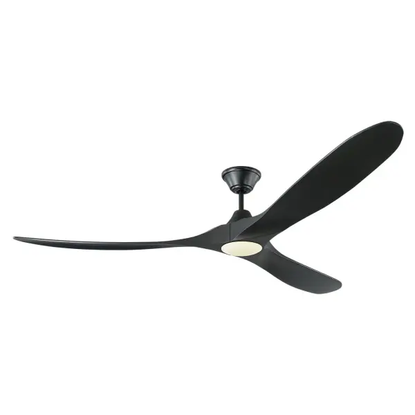 The Maverick 70" combines sleek modern design with impressive performance, delivering 7336 CFM airflow with energy-efficient DC motor technology. Hand-carved balsa wood blades and integrated LED lighting make this ENERGY STAR qualified fan ideal for large spaces.