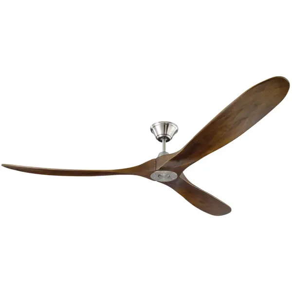 The Maverick 70" delivers commercial-grade performance with 6,821 CFM airflow and remarkable 227 CFM/W efficiency. Its sleek 3-blade design with hand-carved balsa wood blades combines modern aesthetics with serious cooling power for large spaces.