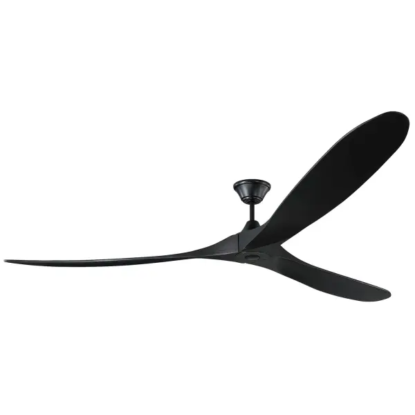 The Maverick 88" delivers industrial-strength airflow with residential elegance. Its DC motor achieves an impressive 569 CFM/W efficiency rating while the hand-carved balsa wood blades move 14,784 CFM. Perfect for great rooms and covered outdoor areas.