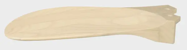 Maverick Smart 44" Ceiling Fan in Burnished Brass with Washed White Oak Blades - Image 3