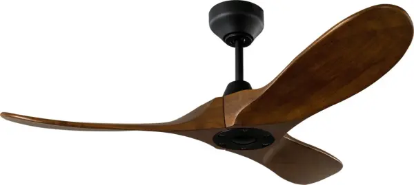 The Maverick Smart 44" combines artisanal craftsmanship with modern technology. Hand-carved balsa wood blades and a quiet DC motor make it perfect for smaller spaces indoors or out, blending seamlessly with natural, modern, or eclectic decor.