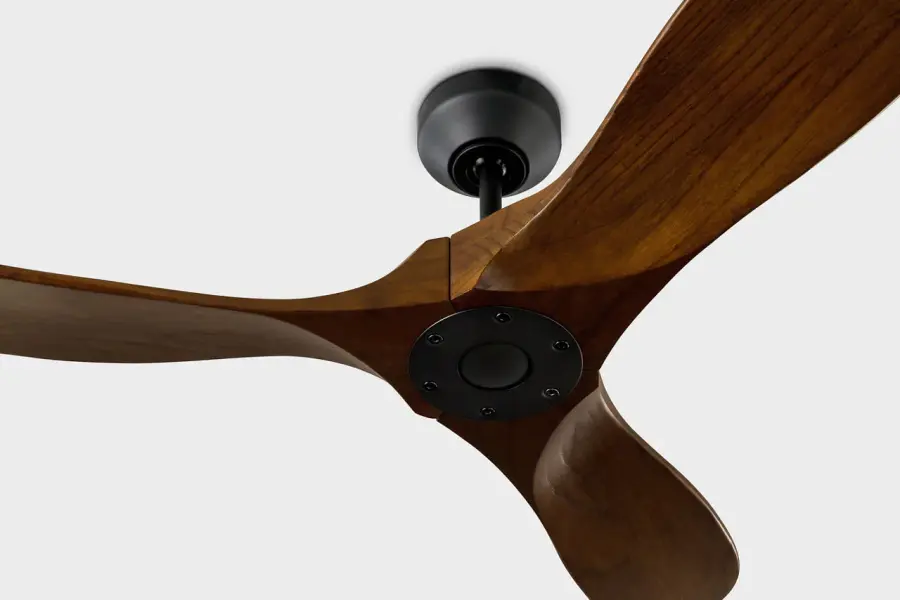 Maverick Smart 44" Ceiling Fan in Midnight Black with Dark Walnut Blades - Image 3