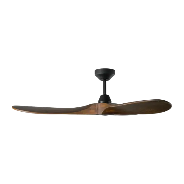Maverick Smart 52" Ceiling Fan in Matte Black with Dark Walnut Blades - Image 3