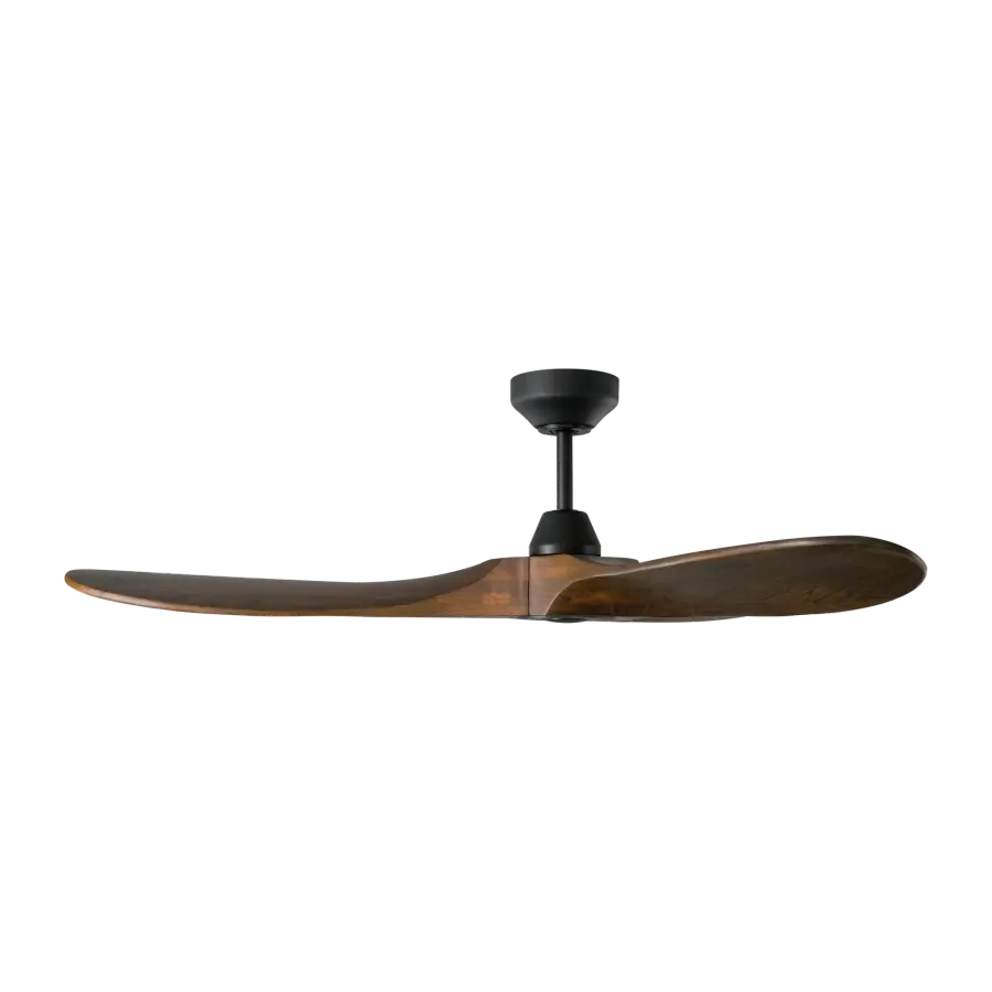Maverick Smart 52" Ceiling Fan in Matte Black with Dark Walnut Blades - Image 3