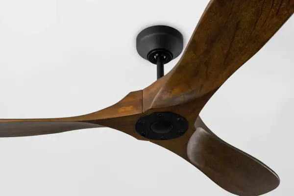 Maverick Smart 52" Ceiling Fan in Matte Black with Dark Walnut Blades - Image 6