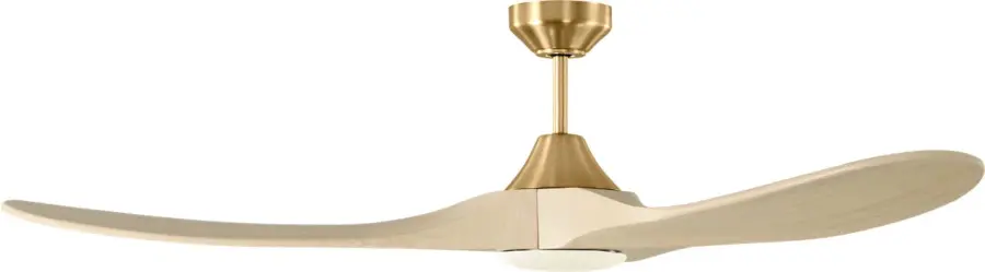 Maverick Smart 60" LED Ceiling Fan with Washed White Oak Blades - Image 3