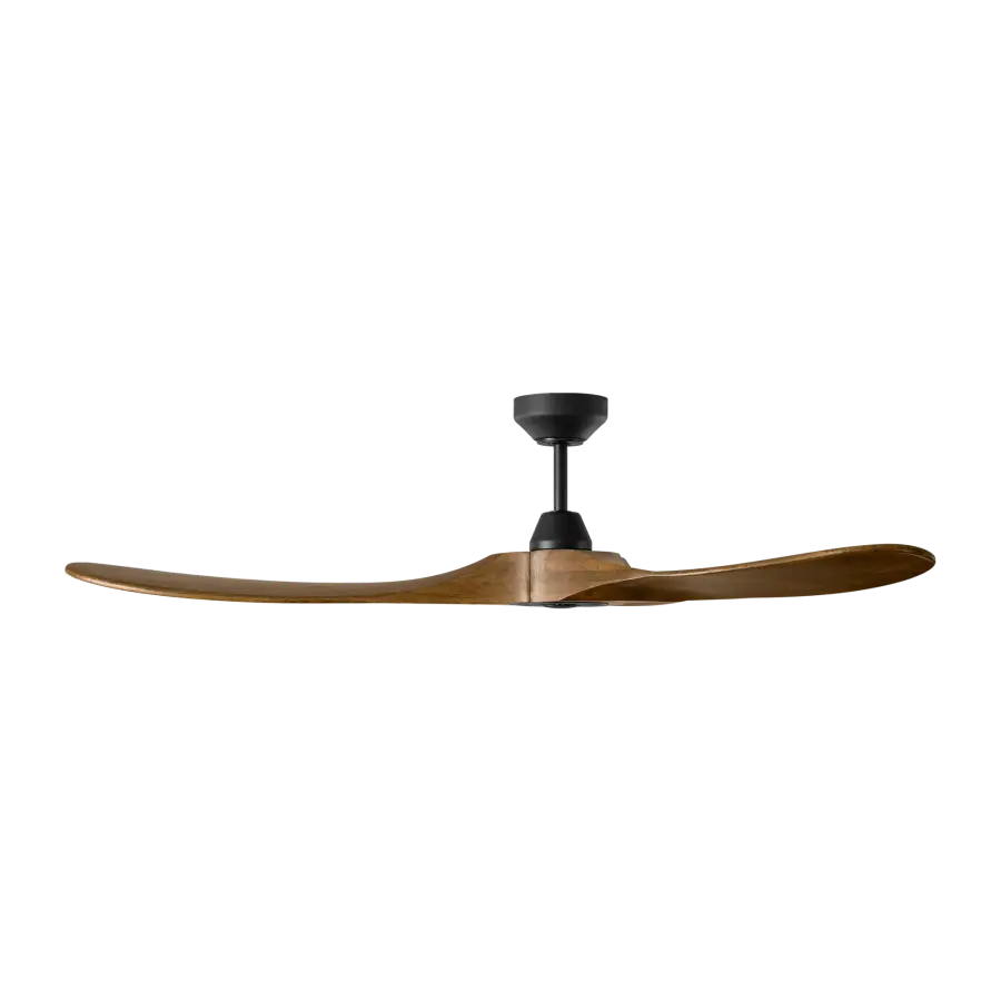 Maverick Smart 60" Ceiling Fan in Midnight Black with Dark Walnut Blades - Image 3