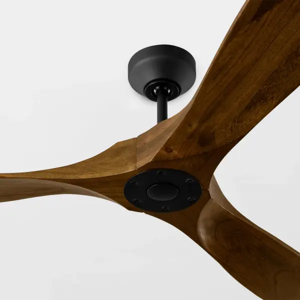 Maverick Smart 60" Ceiling Fan in Midnight Black with Dark Walnut Blades - Image 5