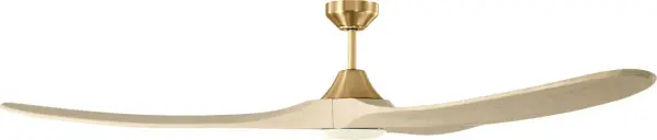 The Maverick Smart 70" combines impressive scale with artisanal craftsmanship. Hand-carved balsa wood blades and a quiet DC motor deliver both visual impact and energy efficiency for large indoor and outdoor spaces. - alternate view