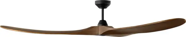 The Maverick Smart 70" combines impressive scale with refined design. Hand-carved balsa wood blades and a quiet DC motor deliver both visual impact and energy efficiency for large indoor and outdoor spaces. - alternate view