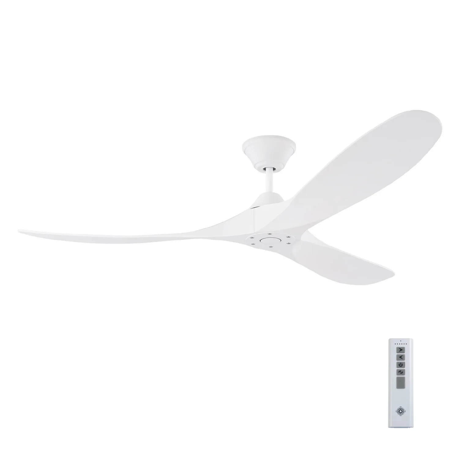 Maverick Coastal 60" Ceiling Fan in Matte White