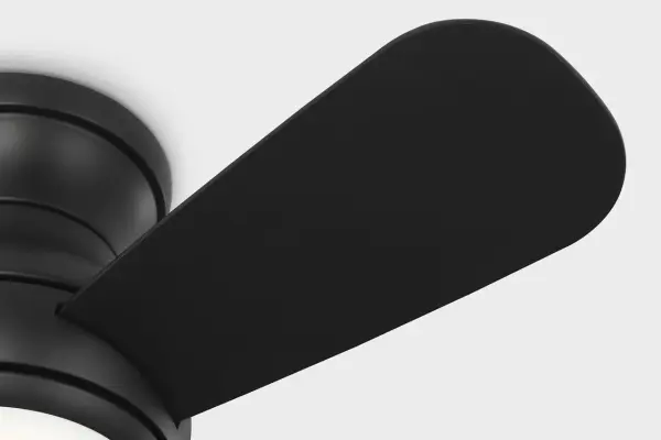 Orbis 32" Hugger LED Ceiling Fan in Midnight Black - Image 6