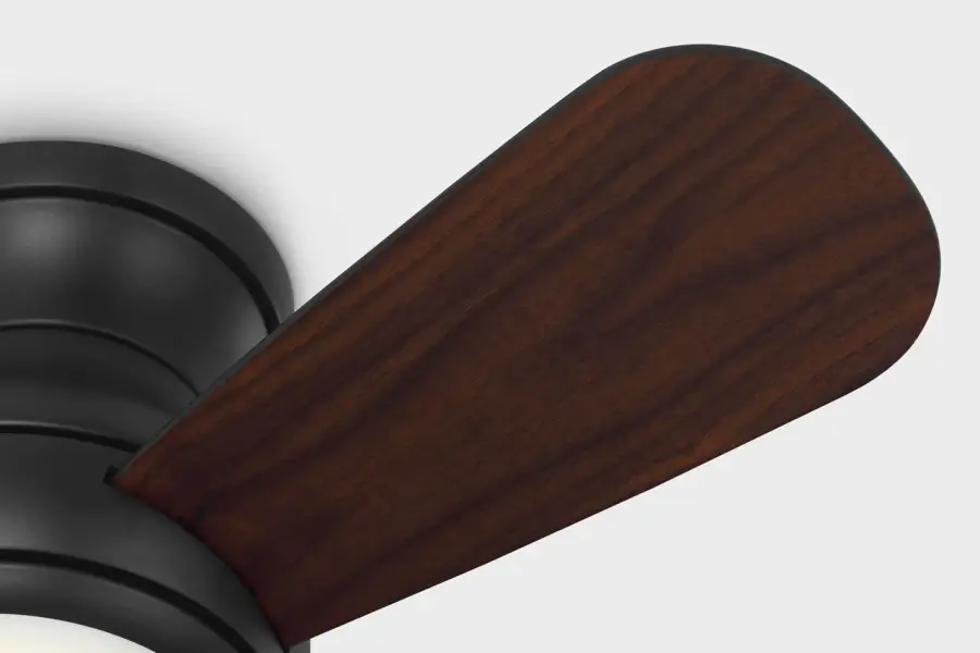 Orbis 32" Hugger LED Ceiling Fan in Midnight Black - Image 7