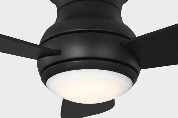 Orbis 32" Hugger LED Ceiling Fan in Midnight Black - Image 8