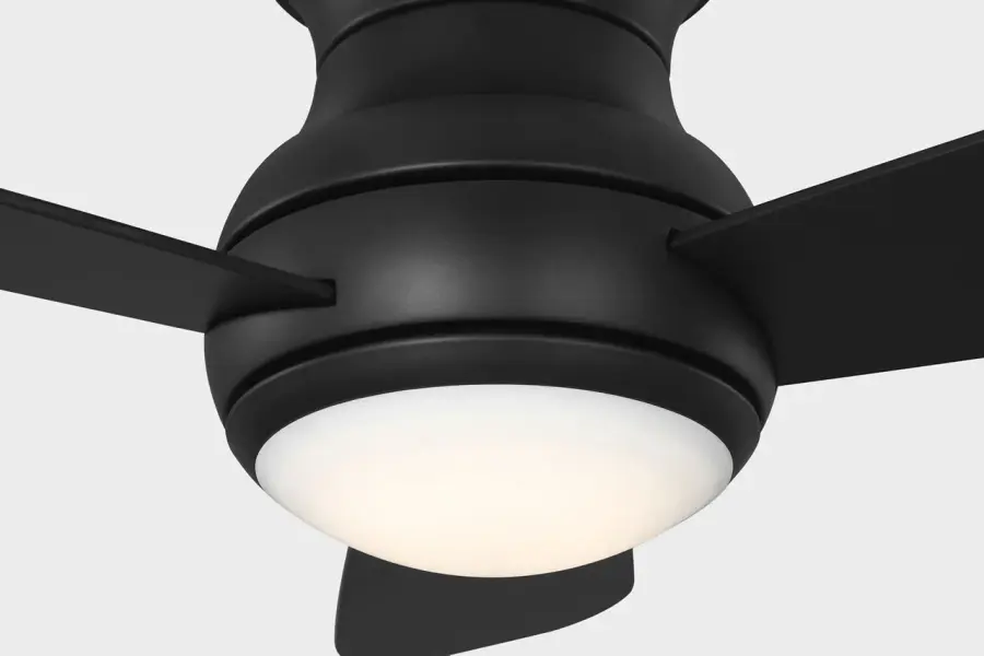 Orbis 32" Hugger LED Ceiling Fan in Midnight Black - Image 8
