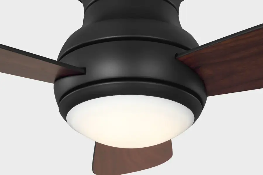 Orbis 32" Hugger LED Ceiling Fan in Midnight Black - Image 9