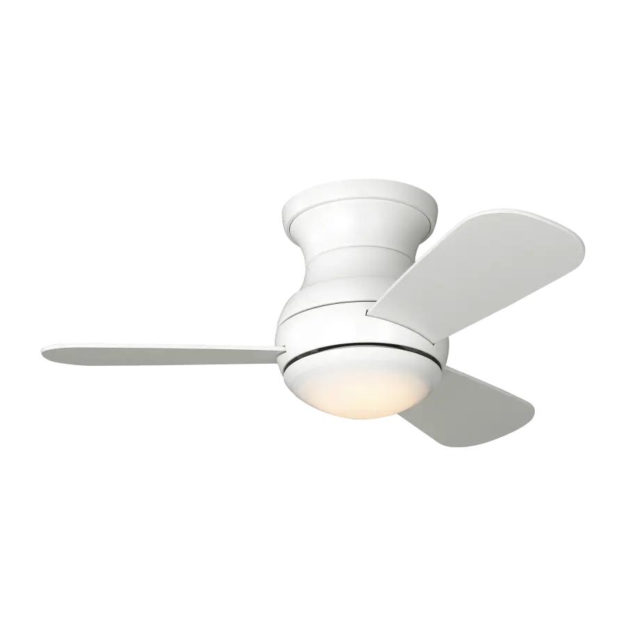 Orbis 32" Hugger LED Ceiling Fan with Light Kit - Image 1