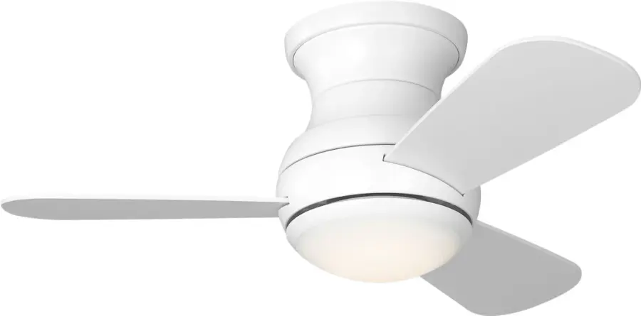 Orbis 32" Hugger LED Ceiling Fan with Light Kit - Image 2