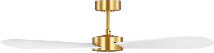 Paddle Smart 52" Ceiling Fan in Burnished Brass - Image 1