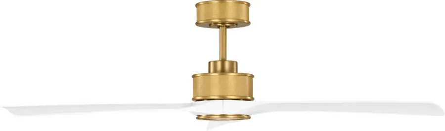 Reese Smart 52" LED Ceiling Fan in Burnished Brass - Image 2