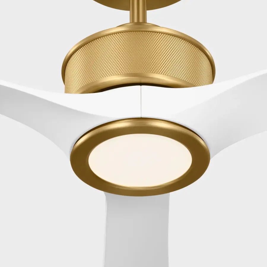 Reese Smart 52" LED Ceiling Fan in Burnished Brass - Image 3