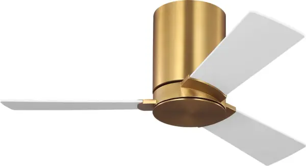 The Rozzen 32" Hugger combines streamlined contemporary design with practical functionality. Its flush-mount profile and compact 32" blade span make it ideal for rooms with low ceilings or limited space.