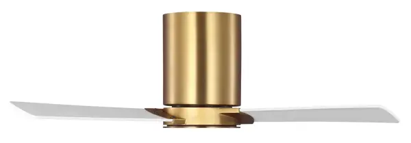 The Rozzen 32" Hugger combines streamlined contemporary design with practical functionality. Its flush-mount profile and compact 32" blade span make it ideal for rooms with low ceilings or limited space. - alternate view