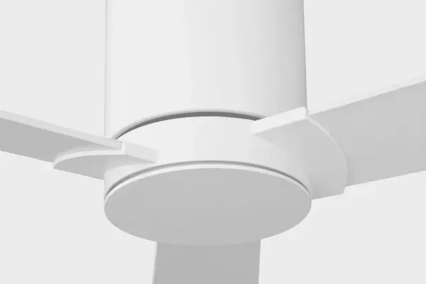 Rozzen 32" Hugger Ceiling Fan in Matte White - Image 3