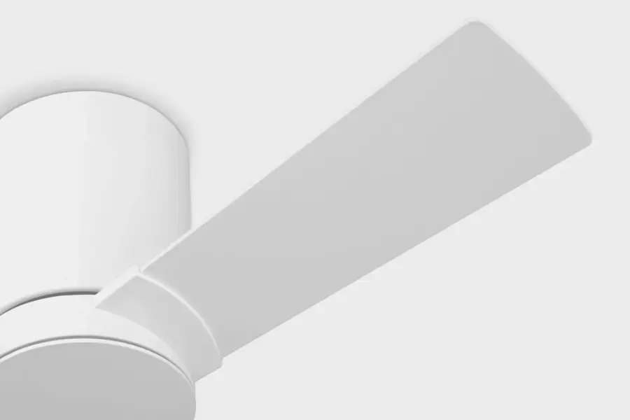 Rozzen 32" Hugger Ceiling Fan in Matte White - Image 4