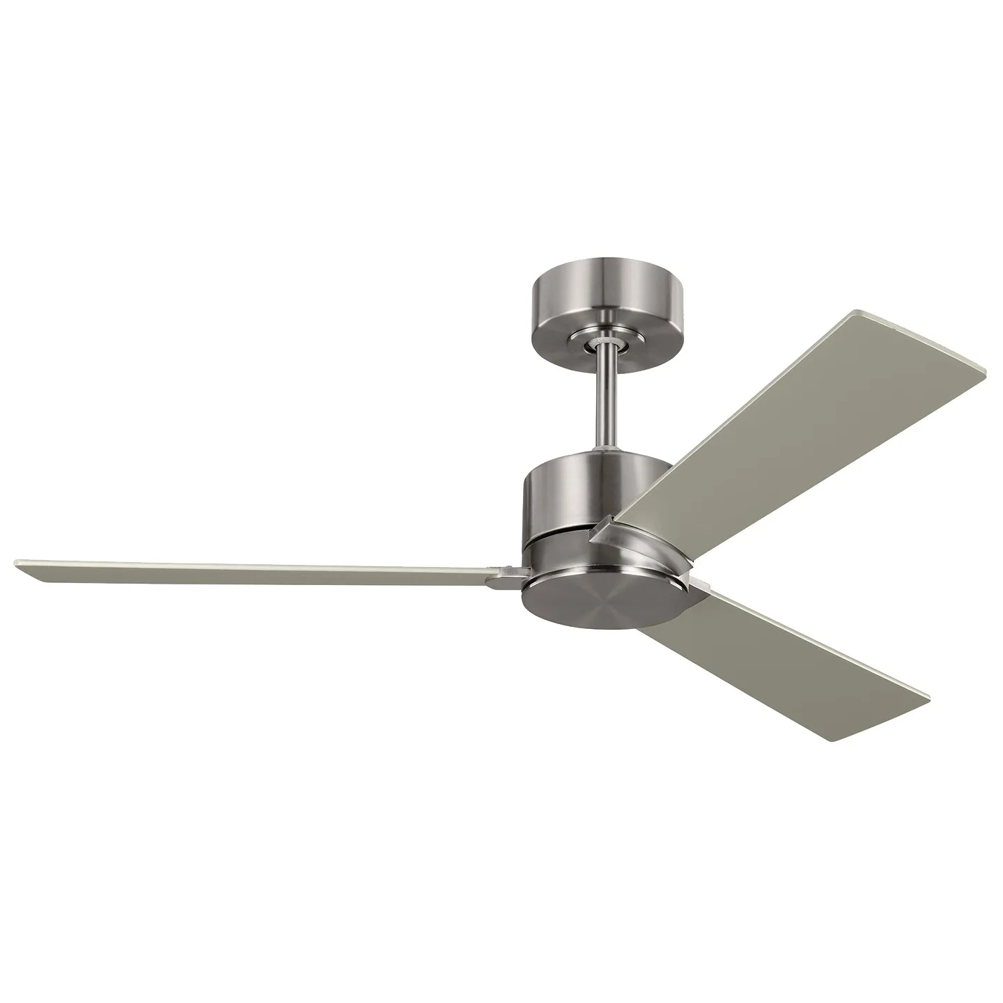 Rozzen 44" Ceiling Fan in Brushed Steel