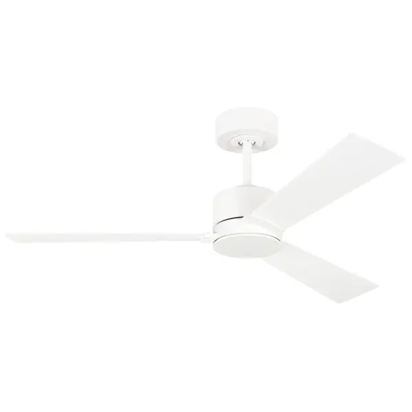 Rozzen 44" Ceiling Fan in Matte White