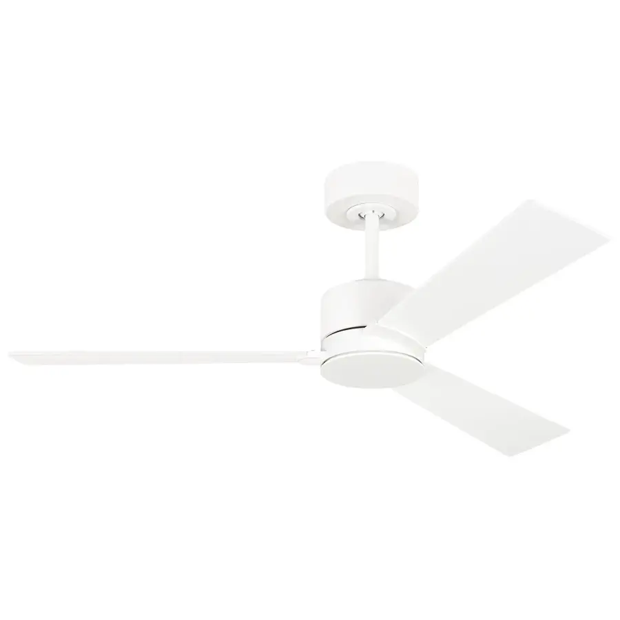 Rozzen 44" Ceiling Fan in Matte White