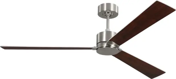 The Rozzen Smart 60" combines sleek contemporary styling with advanced smart home integration. Its expansive blade span delivers exceptional airflow for larger spaces, while compatibility with Alexa, Google Home, and SmartThings offers convenient voice and app control. - alternate view